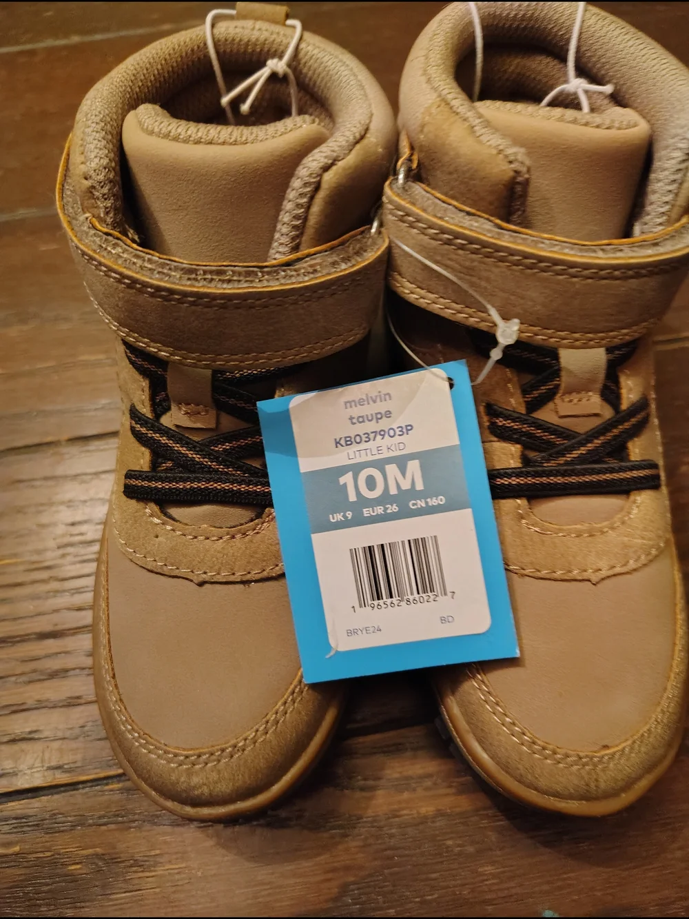 Stride Rite 360 Toddlers Tan High-Top Boots Sz. 10M